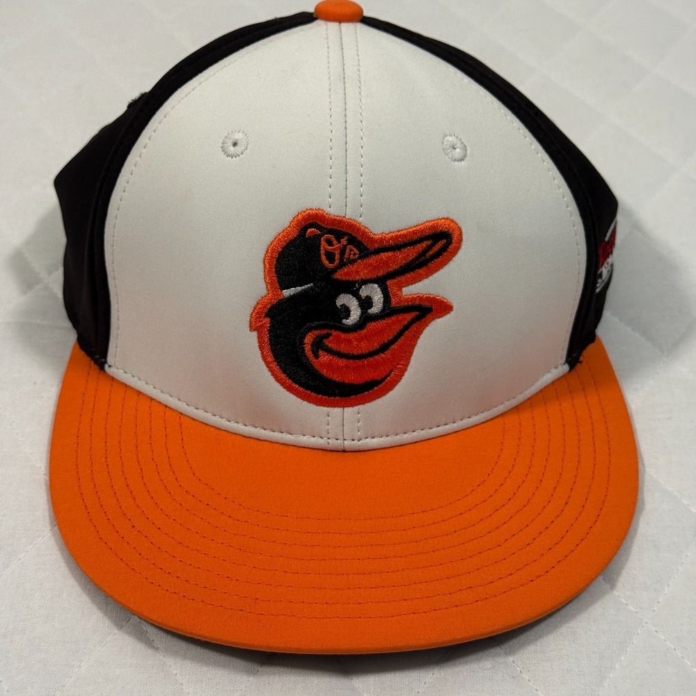 Baltimore Orioles MLB‎ NE Team Classic Flex-Fit Hat~ Black/ White/Orange